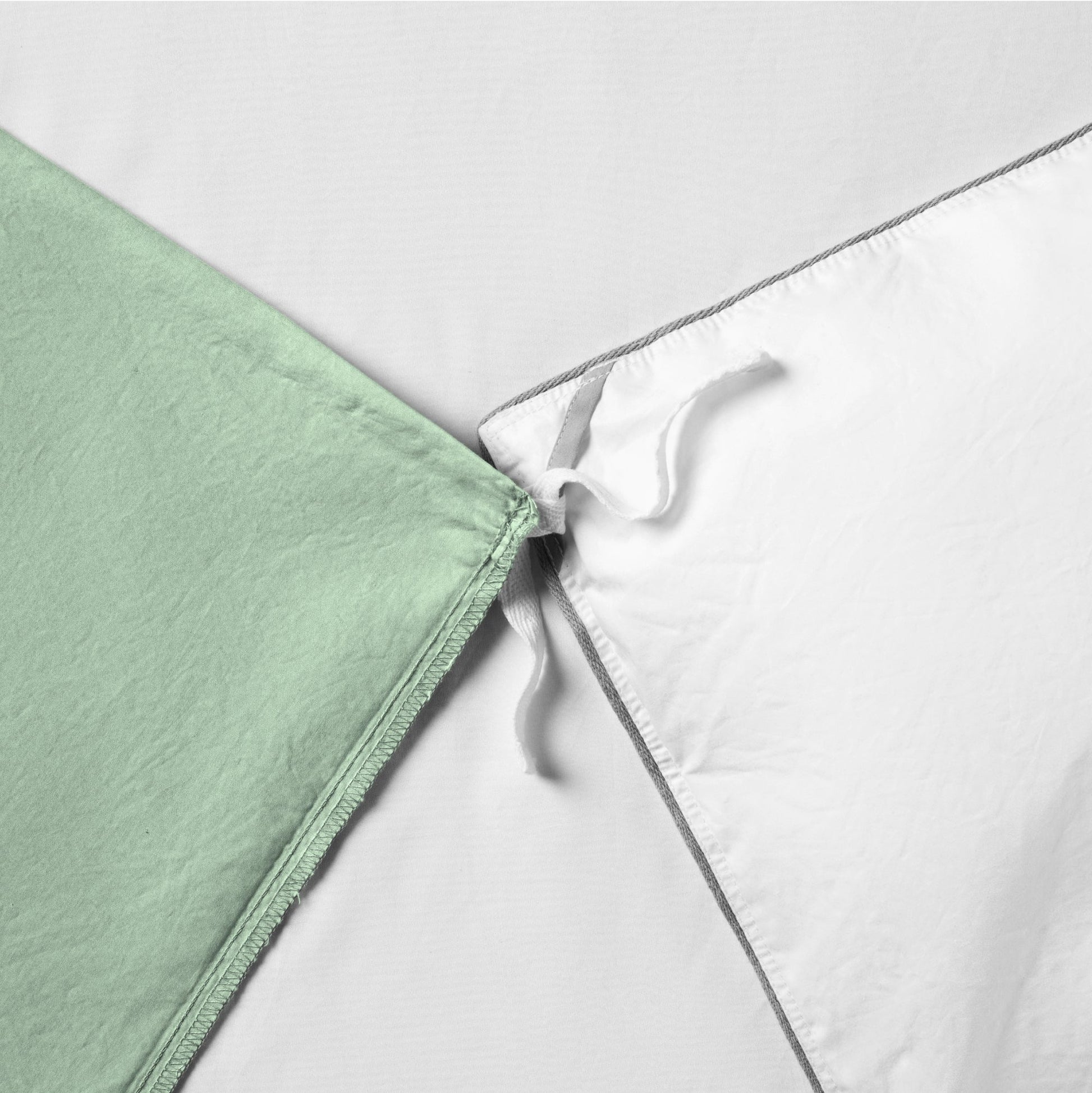 The Tuft and Needle Classic Percale Duvet Set, duvet tie || color: Sage
